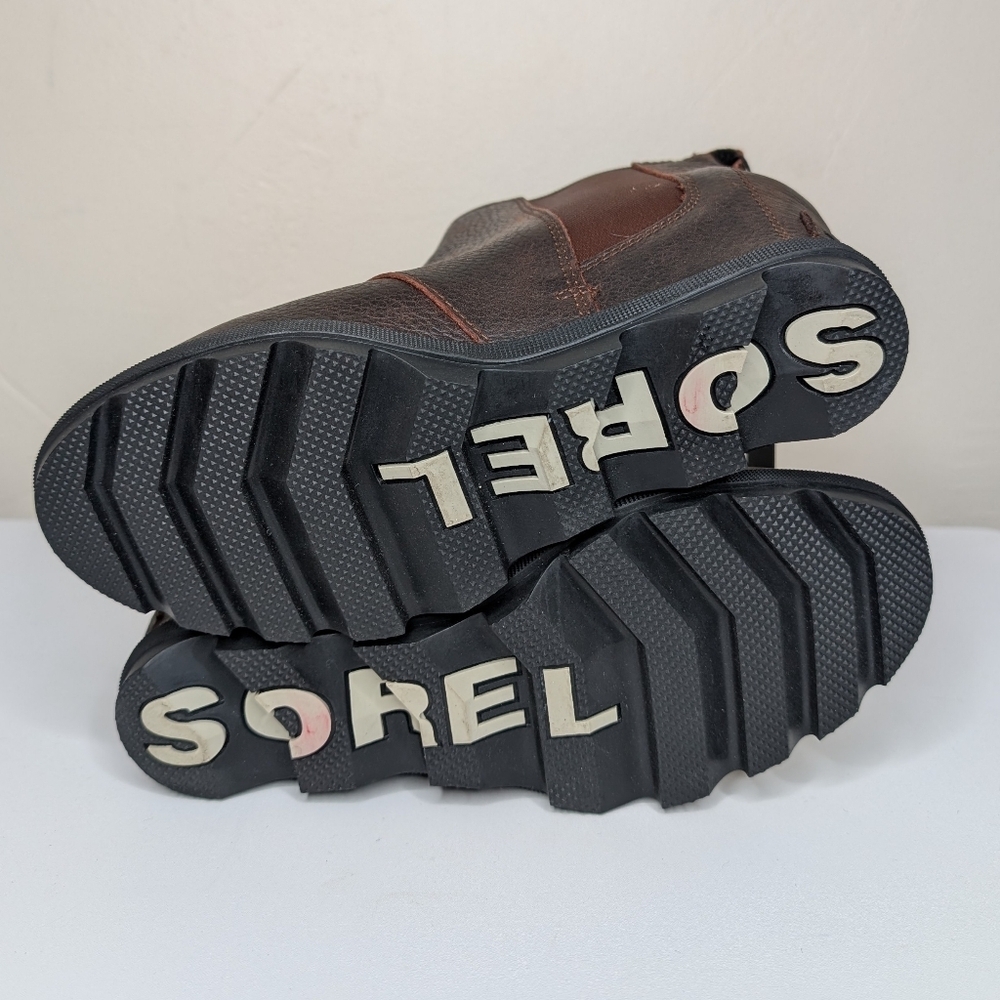 NWOB SOREL Joan of Arctic Wedge II Chelsea Bootie Size 8.5 in Quarry - Picture 7 of 8